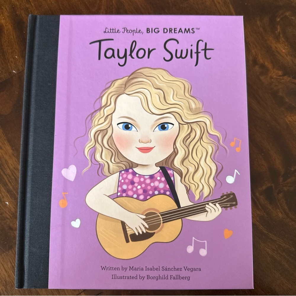 Little People, Big Dreams Book - Purple Cover Taylor Swift